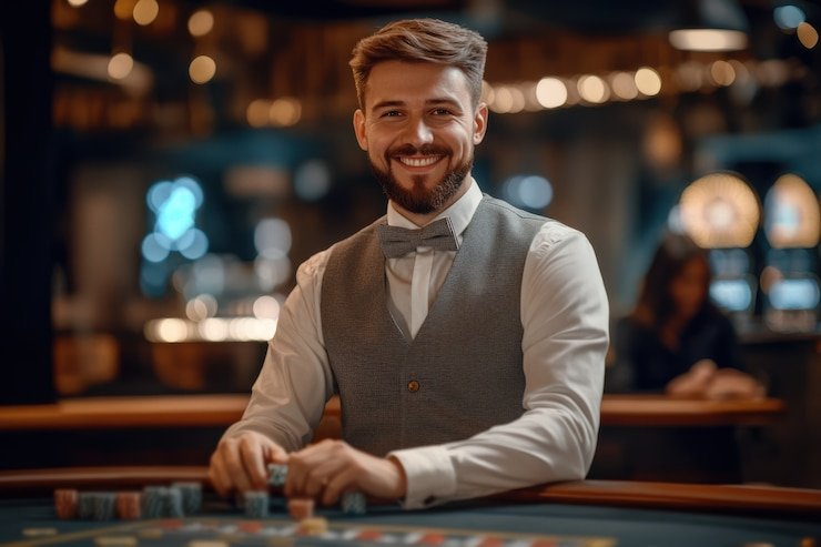 Pengguna menikmati hiburan taruhan sports dan live casino dengan antarmuka responsif